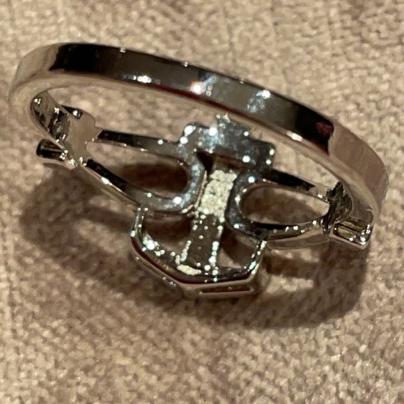 Sterling Silver 925 Anchor Nautical Style Ring - Picture 5 of 6